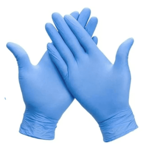 GUANTE NITRILO AZUL GRADO MÉDICO - CAJA 100 UN