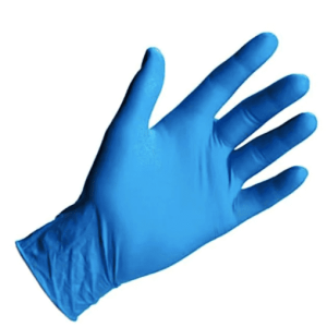 GUANTE DE NITRILO AZUL L - CAJA 100 UN