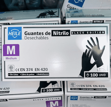 GUANTES DE NITRILO T-M